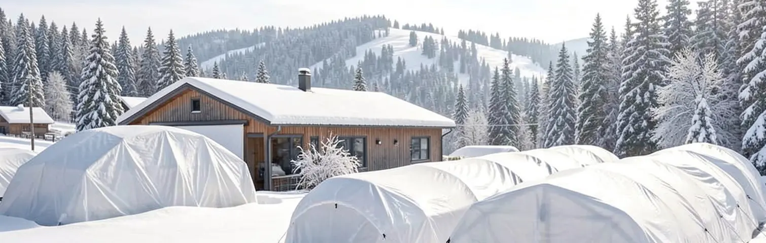 Tyvek® pour le snow farming et la protection des glaciers